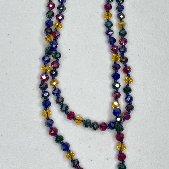 NWT One24 Boutique Boho Colorful All The Layers Muli-Colored Beaded Necklace - Picture 4 of 7